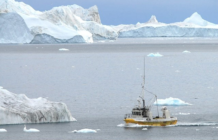 Melting glaciers