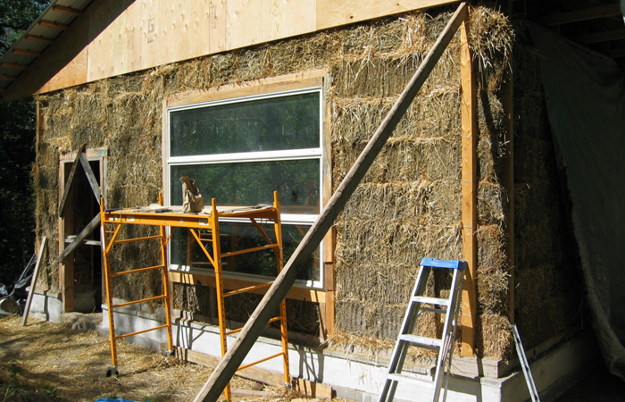 Straw Bale Garage