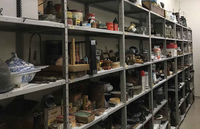 Artifact storage room