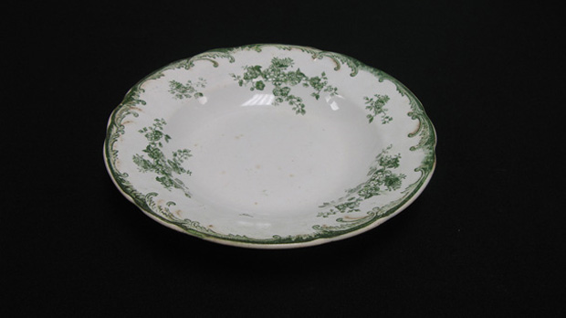 Ceramic soup plate