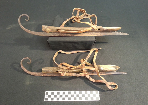 Hand-made ice skates