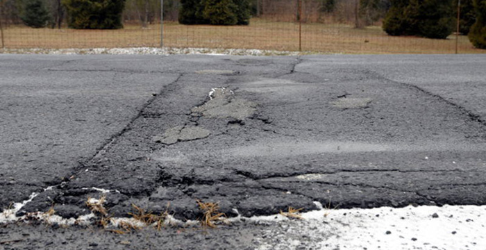 Spring road conditions