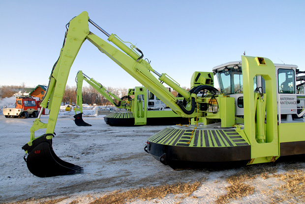 Amphibex machines