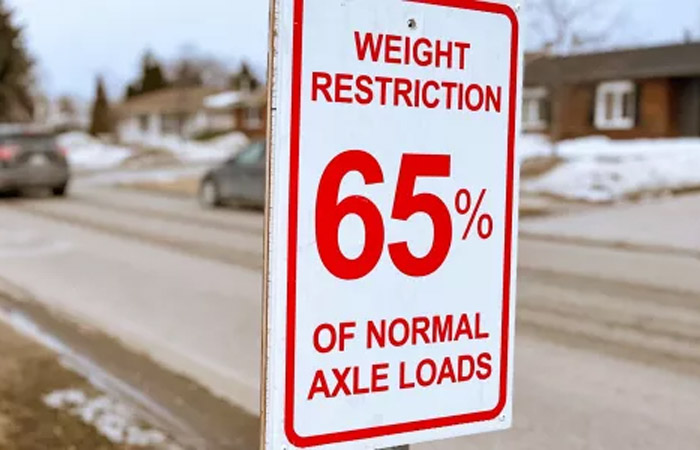 Weight restrictions