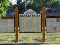 Garage sale notice board