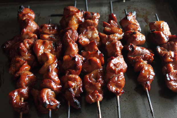 Pork BBQ Skewers