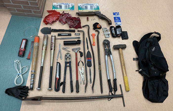 Items seized