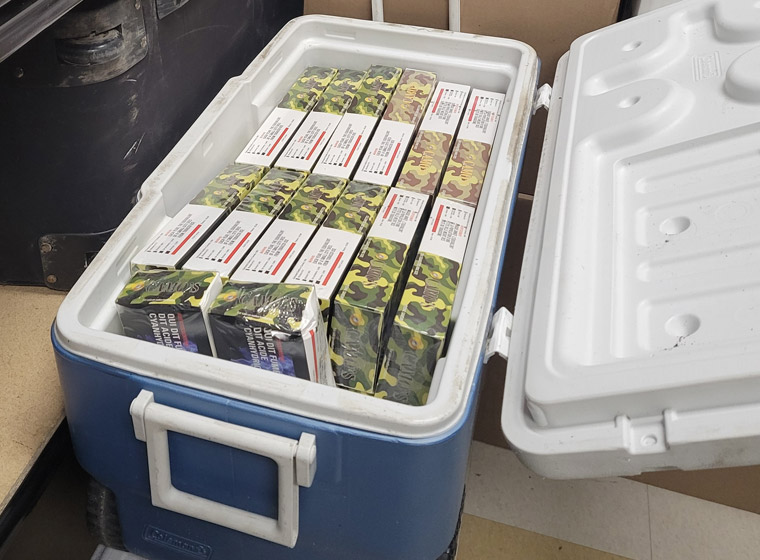 Contraband cigarettes