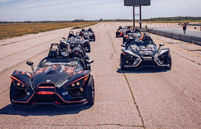 Thrilling Wheel to wheel Action In Slingshot Racing Cup