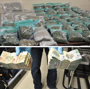 Drugs and cash Drugs and cash