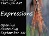 "Expressions: Exploring Recovery Through Art" exhibit.