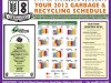 2012 Garbage and Recycling Calendar