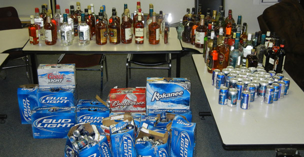 Liquor seized