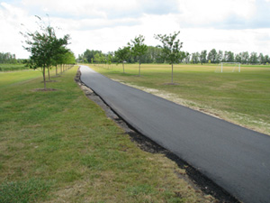 Pathway through Soccer Park