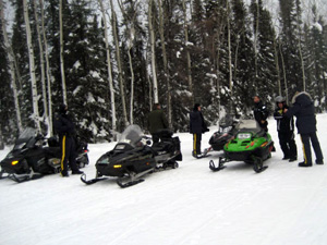 Patrolled snowmobile trail system
