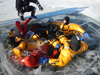 Ice rescue training