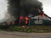 Pig barn fire