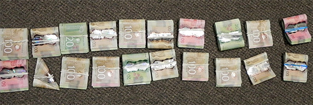 Cash seized