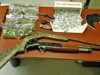 Drugs and firearms seized