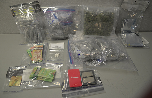 Drugs, cash and phones seized