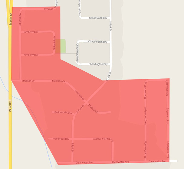 Planned power outage for Southland Estates - Thursday April 7, 2016, from 1pm to 2pm.