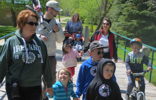 Participants at last year's Health Walk.