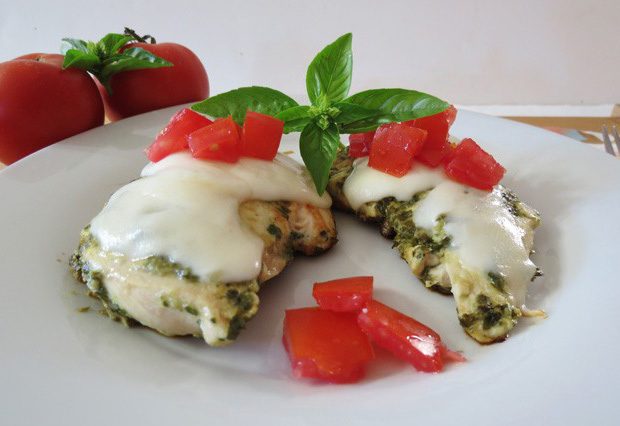 Baked Pesto Chicken