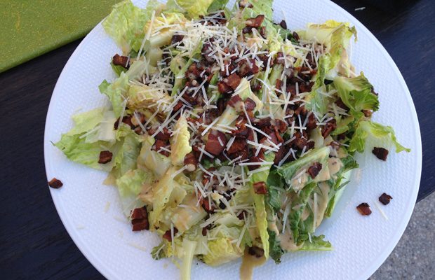 Grilled Caesar Salad